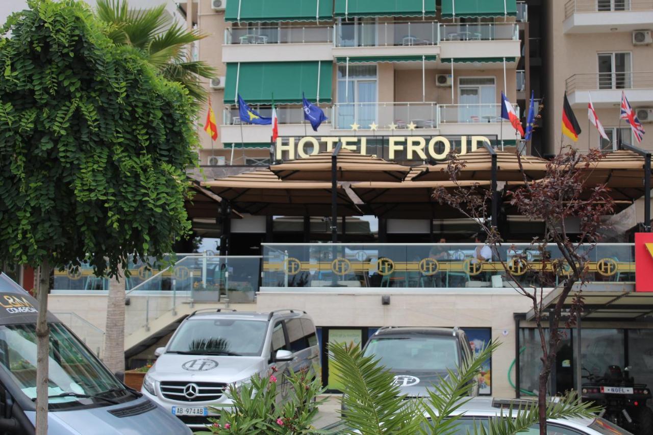 Hotel Frojd - Beach Front Resort Shëngjin Exteriér fotografie